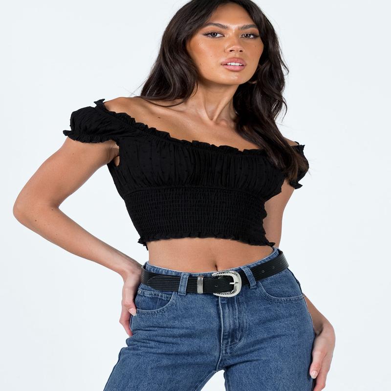 Love Galore Top Black