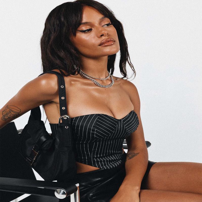 Laskey Bustier Top Black