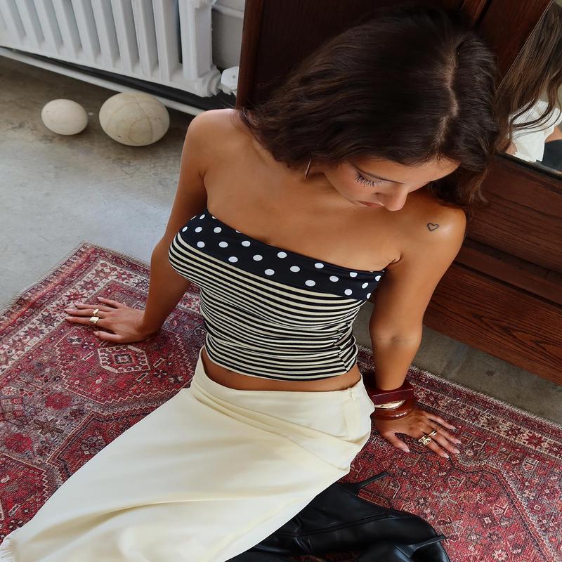 Virenna Strapless Top Multi