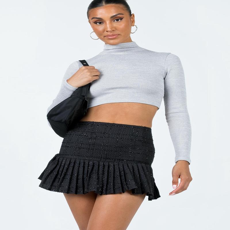 The Beau Mini Skirt Black