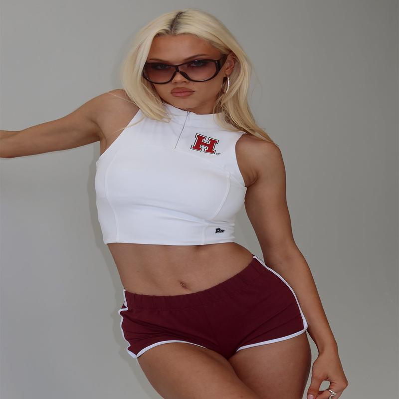 Harvard Belle Tank Top White