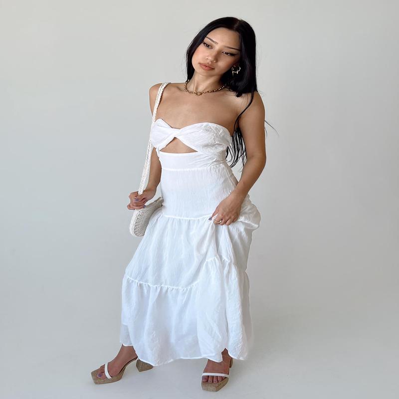 Allie Maxi Dress White