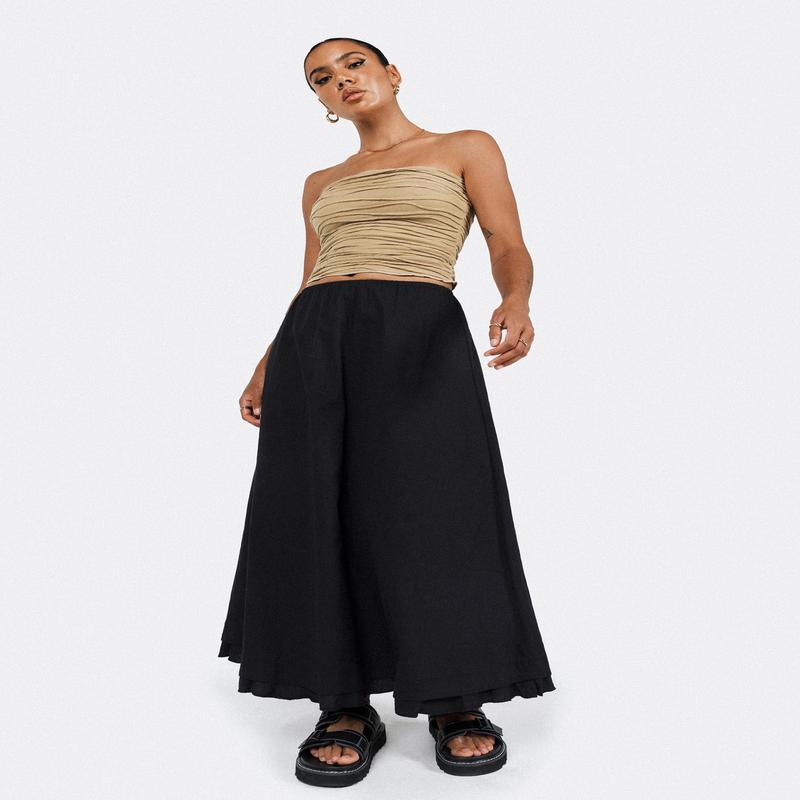 Empress Of Love Maxi Skirt Black