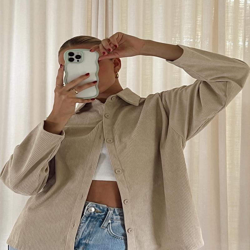 Frannie Corduroy Jacket Cream