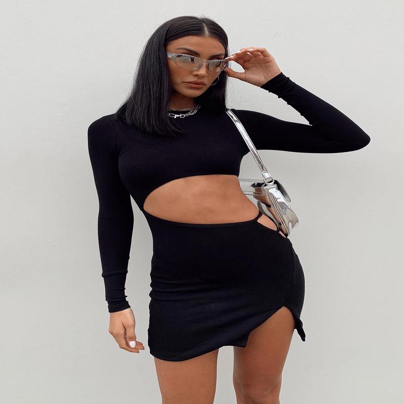 Thalia Mini Dress Black