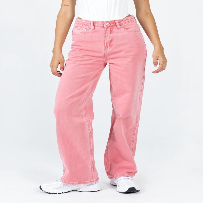 Regina Mom Denim Jean Pink