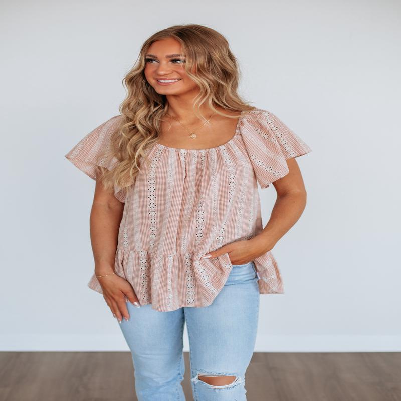 Alondra Top - Peach Mix