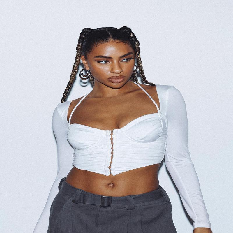 Galyn Long Sleeve Top White