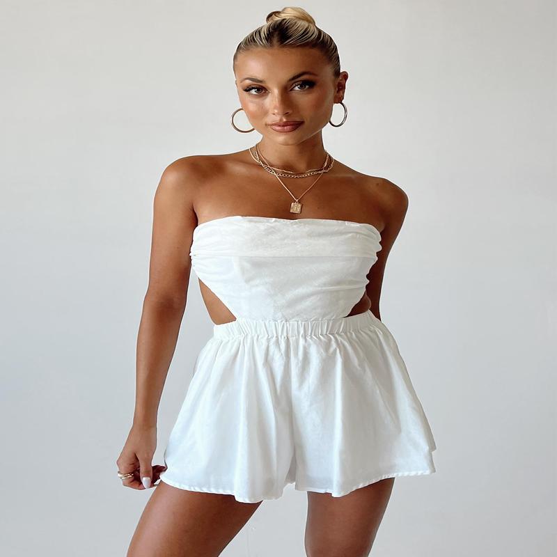 Jessia Romper White