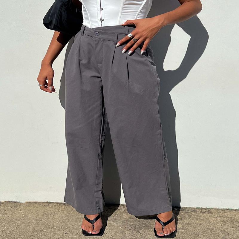 Mertyl Asymmetric Pants Slate