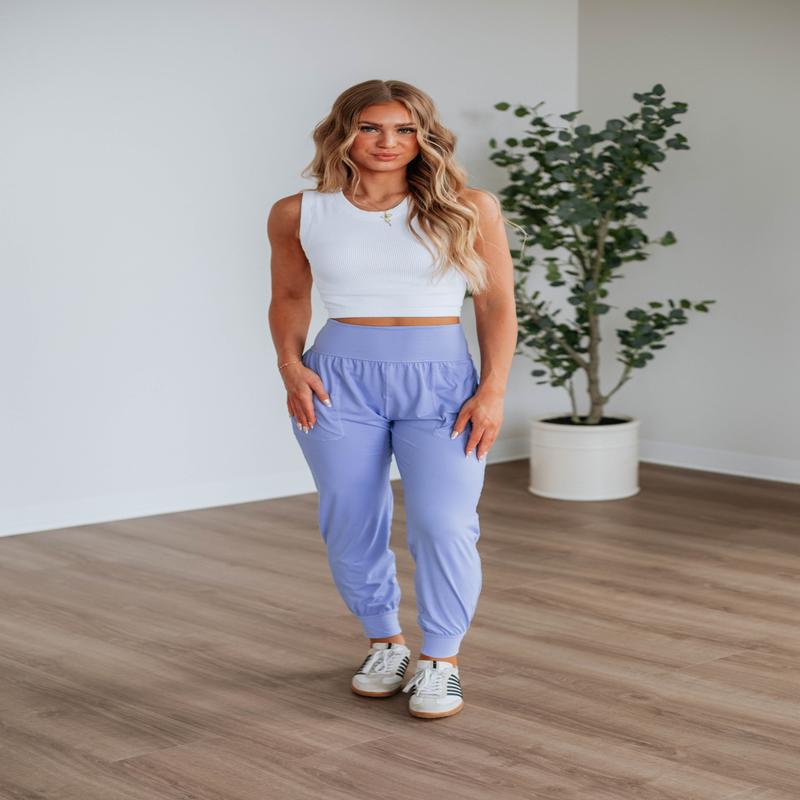 Cloud Nine Joggers - Periwinkle