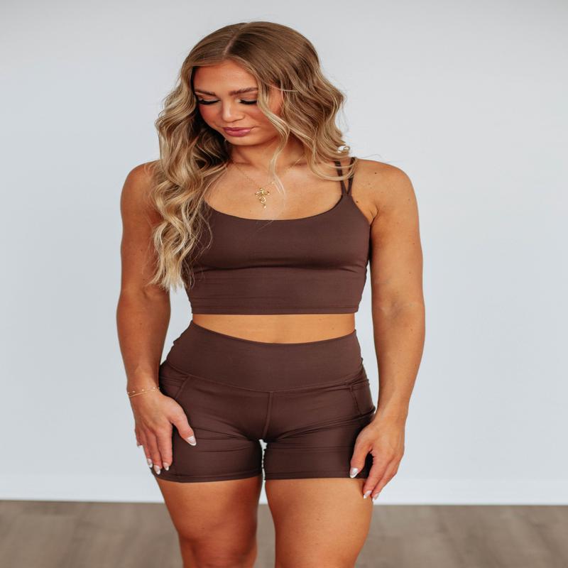 Tayten Sports Bra - Espresso