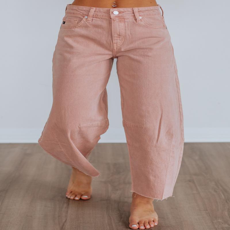 Milah KanCan Jeans - Dusty Pink