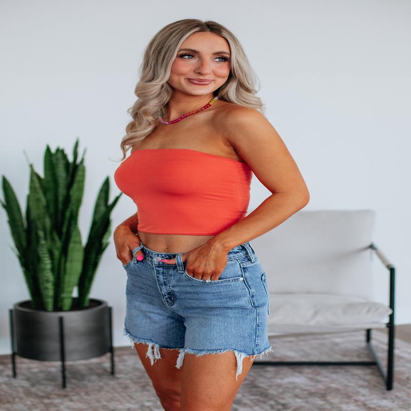 Nelly Basic Top - Coral