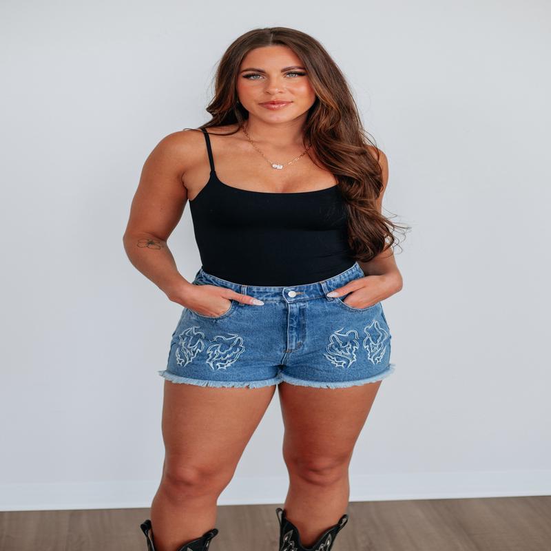 Rodeo Heat Denim Shorts