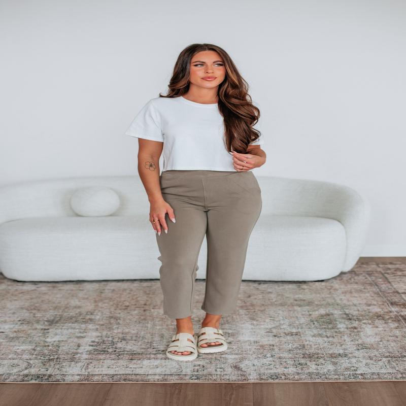 Sylvia Lounge Pants - Mushroom