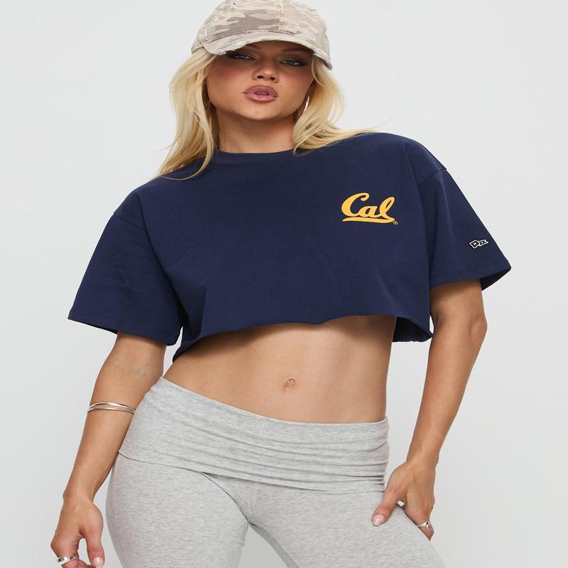 UC Berkeley Track Tee Blue