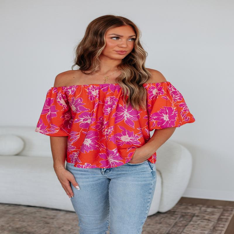 Camila Floral Top