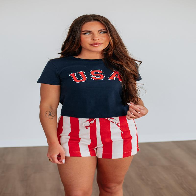 Patriotic Vibes Only Top