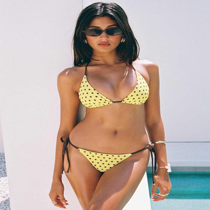 Crispy Bikini Bottoms Yellow / Polka Dot