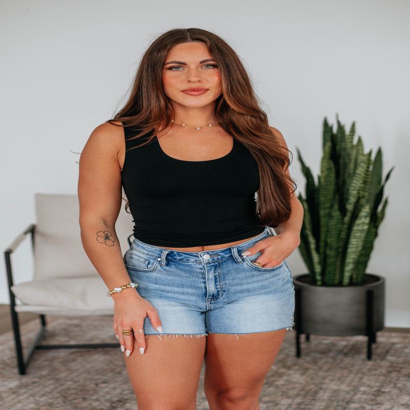 Jetson Seamless Tank - Black