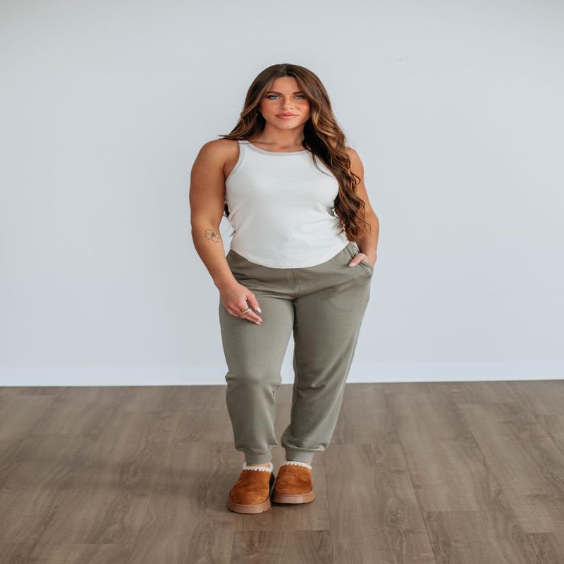 Merritt Lounge Joggers - Moss