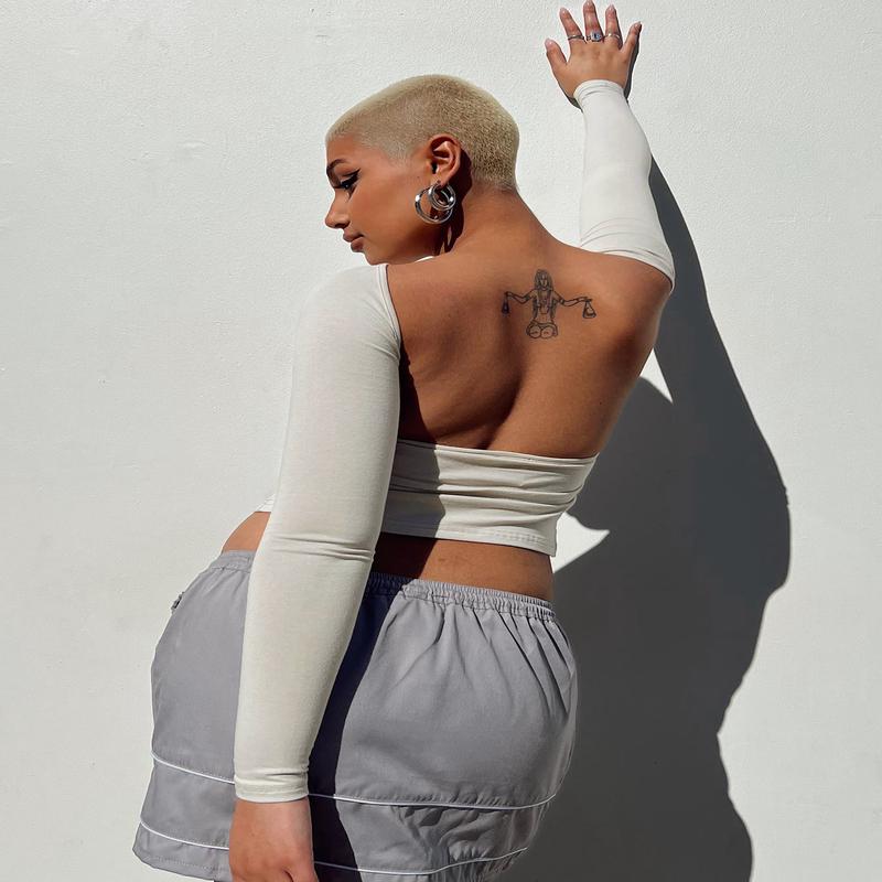 Rixie Long Sleeve Top Beige