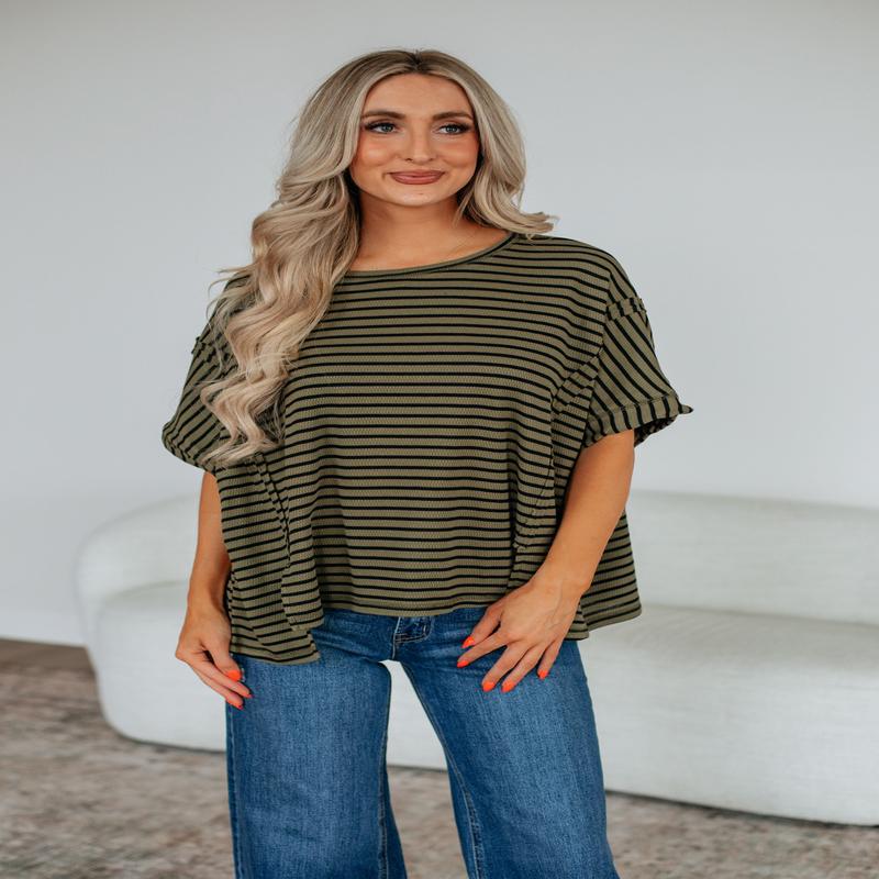 Zelie Striped Top