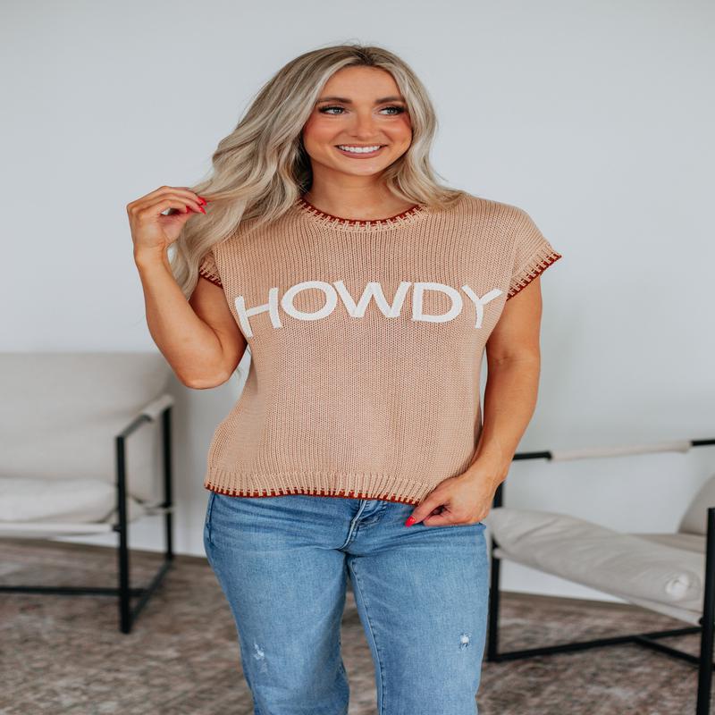 Howdy Sweater Top