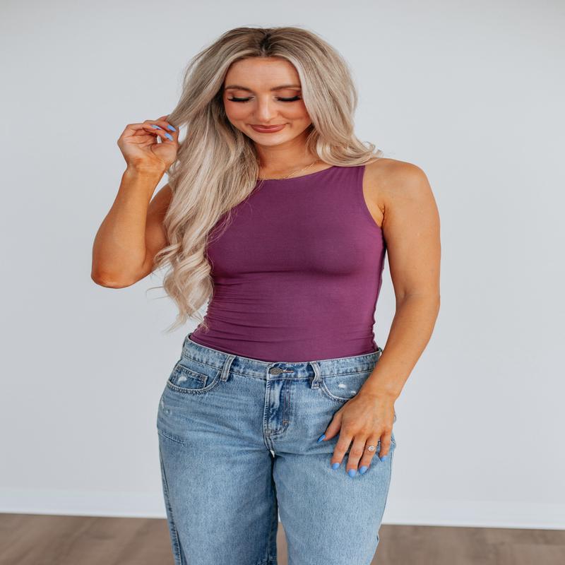 Ariel Basic Tank - Plum