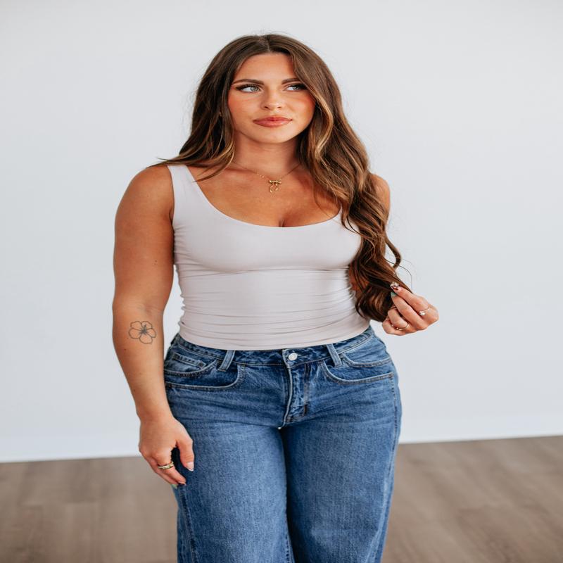 Delta Basic Tank - Stone