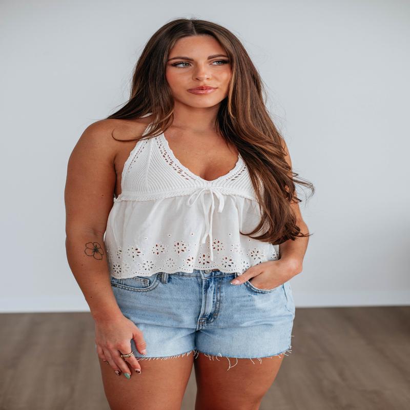 Kandice Eyelet Tank