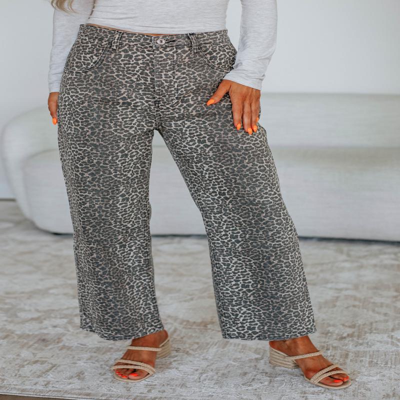 Britt Leopard Pants