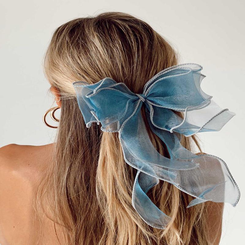 Linney Hair Bow Blue