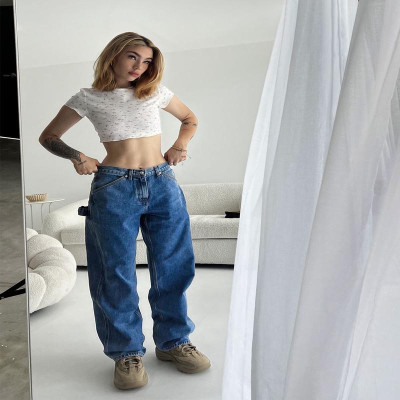 Downtown Slouched Jeans Denim