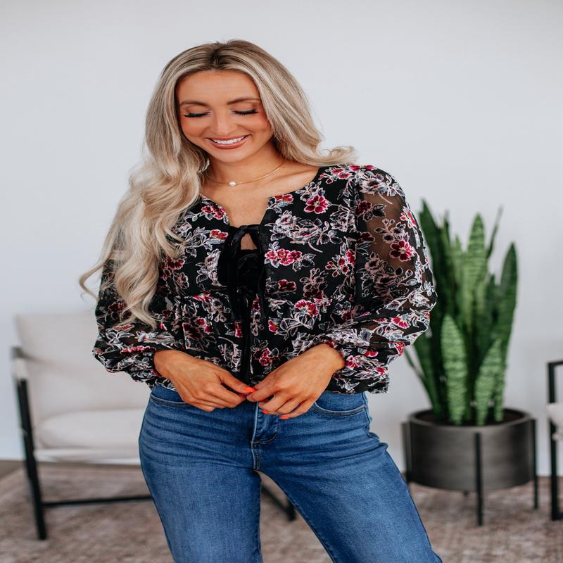 Lesa Floral Top