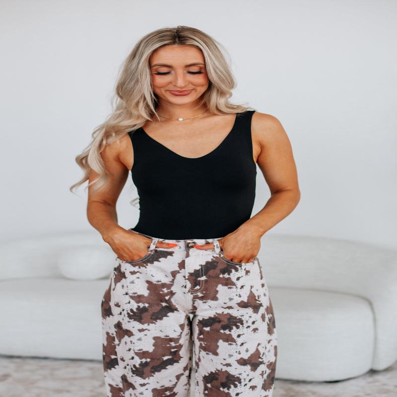 Sweet & Simple Bodysuit - Black