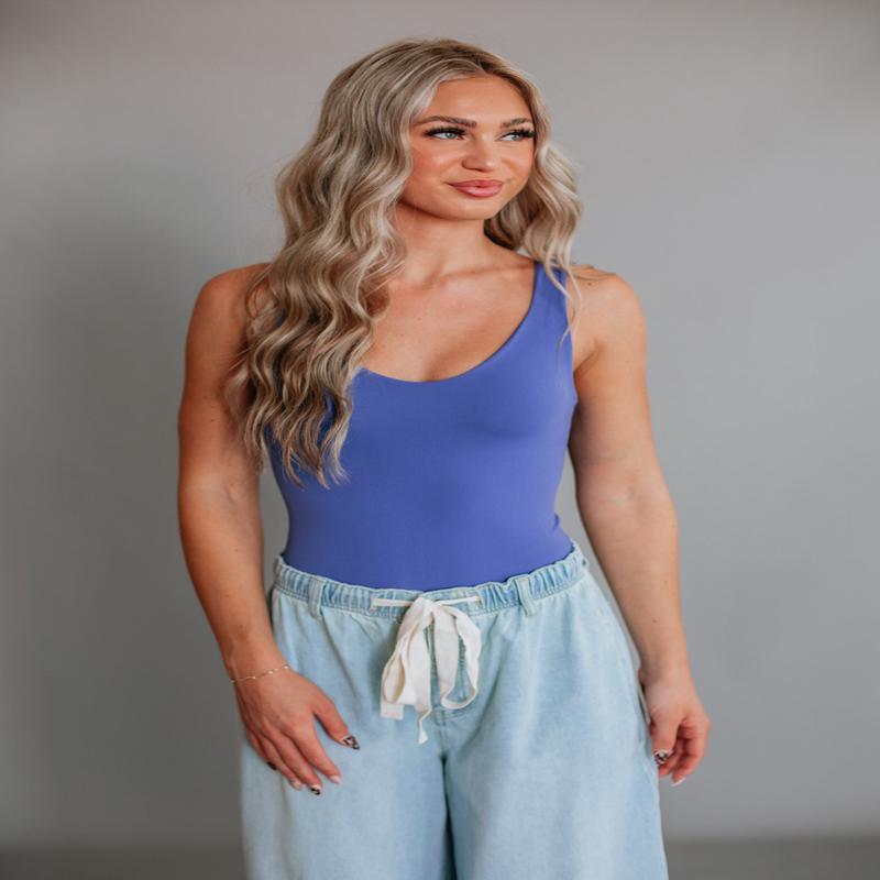 Sweet & Simple Bodysuit - Periwinkle