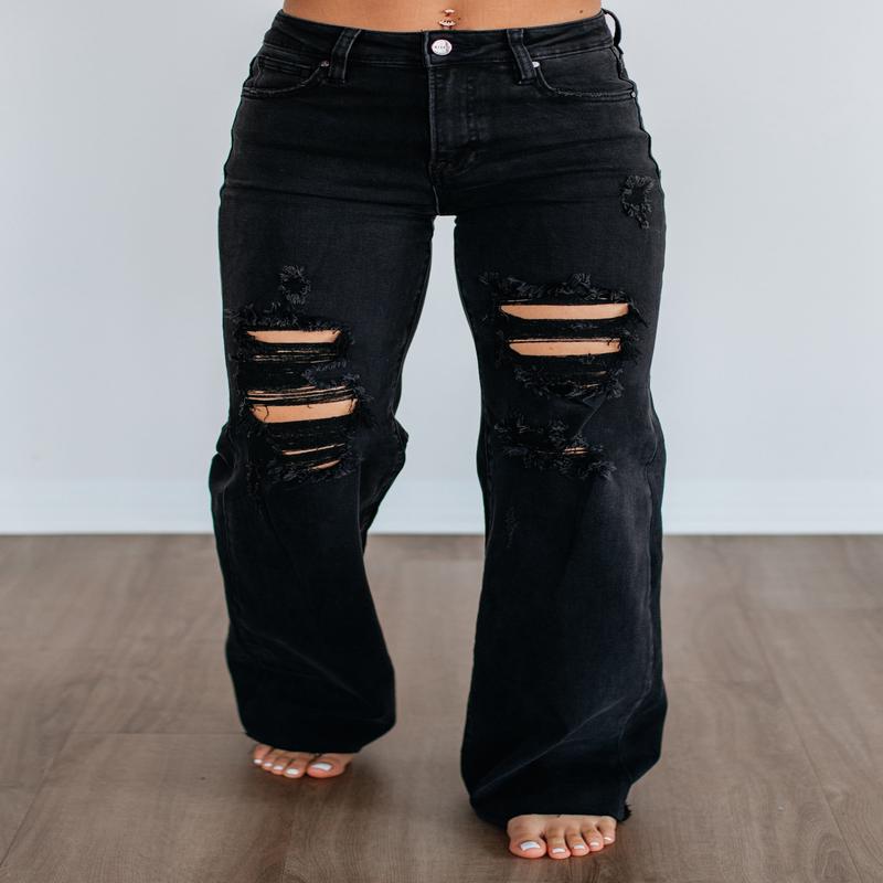 Avril Risen Jeans - Vintage Black