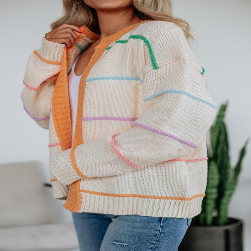 Etta Striped Cardigan