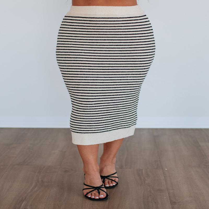 Leanne Striped Skirt