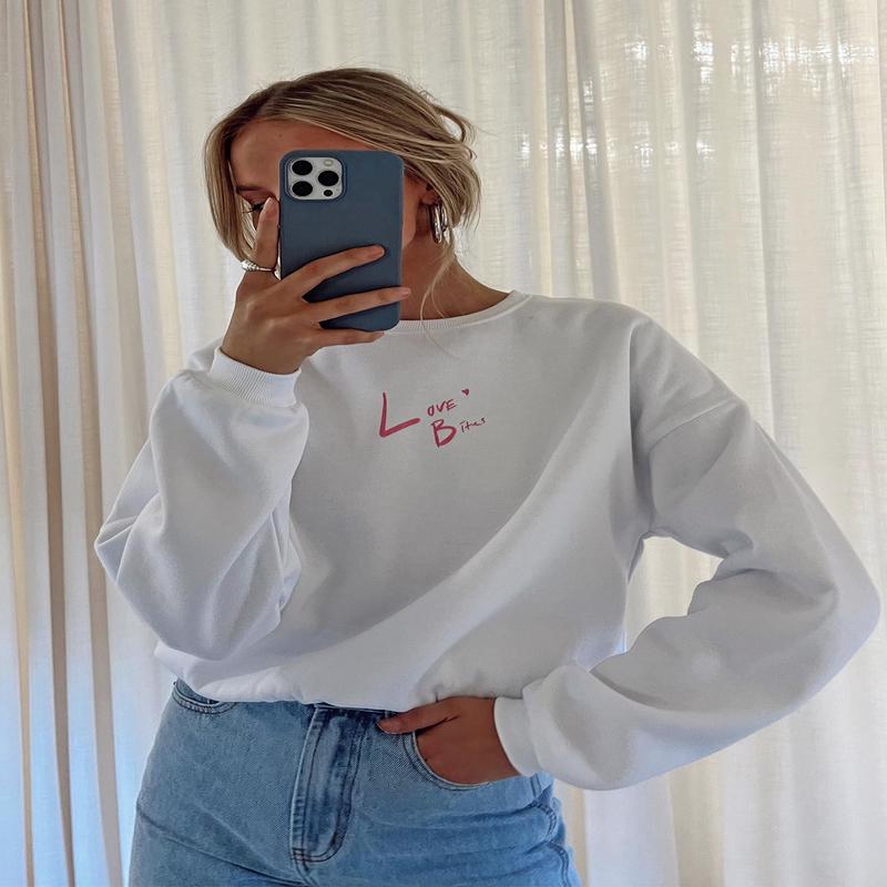 Love Bites Sweatshirt White