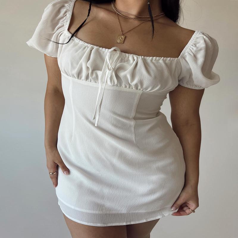 Snowdrop Mini Dress White