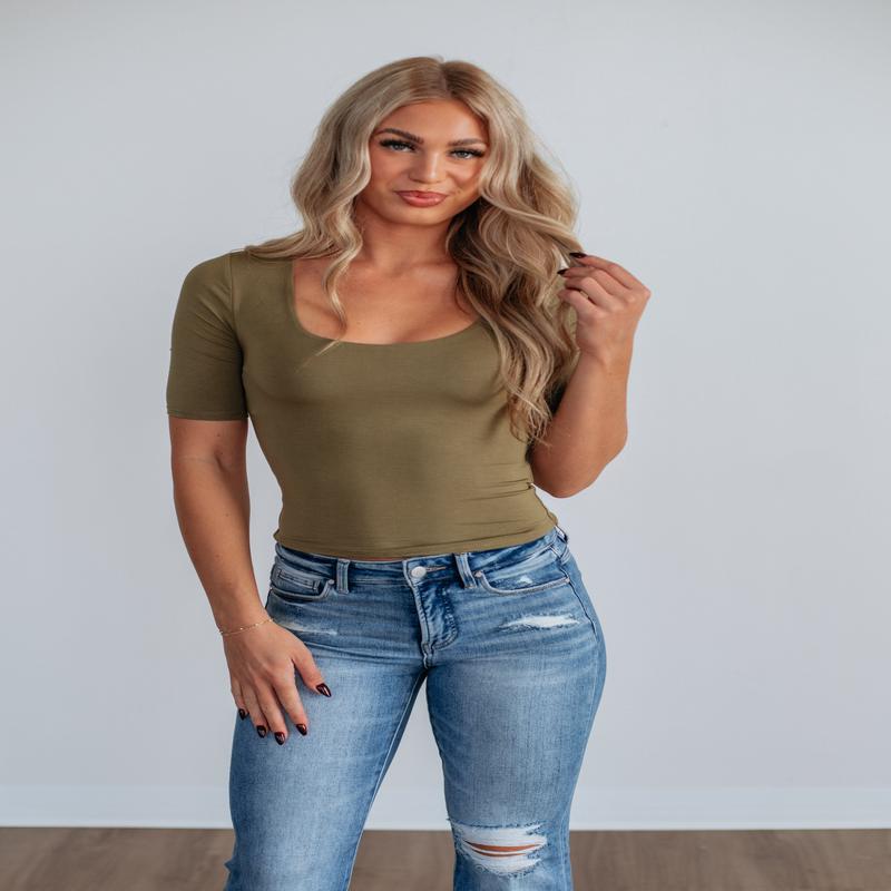 Spader Basic Top - Wasabi