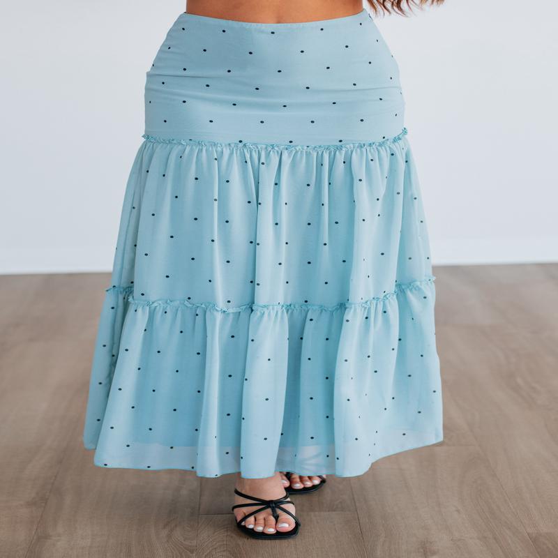 Spot On Maxi Skirt