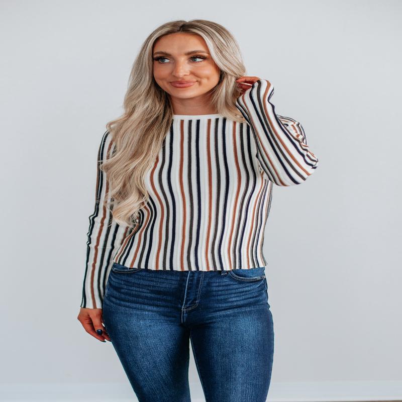 Zolee Striped Top