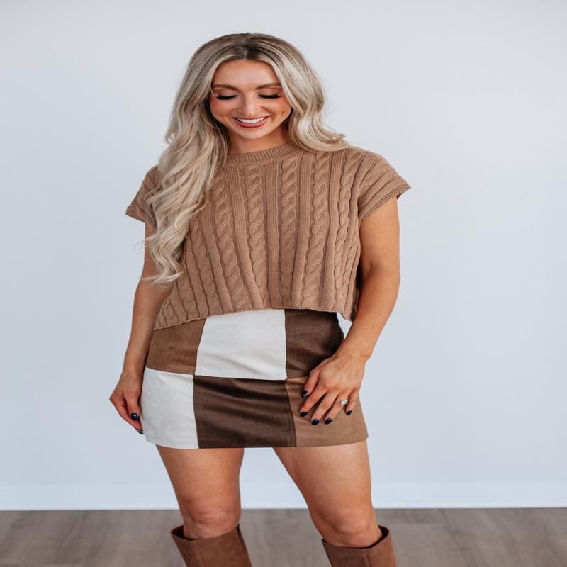 Franca Suede Skirt