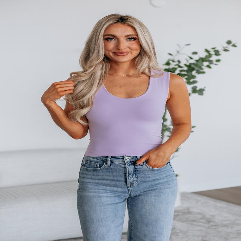 Jetson Seamless Tank - Lavender