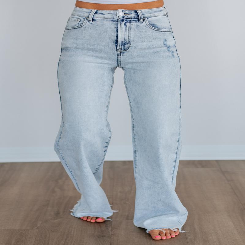 Stormie Risen Jeans - Vintage Light Wash