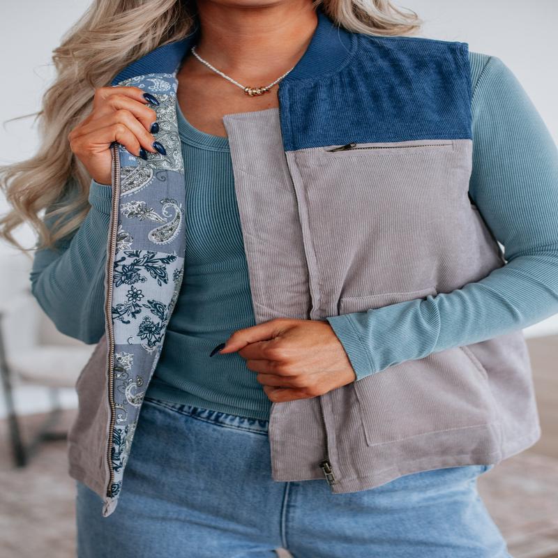 Abigail Corduroy Vest